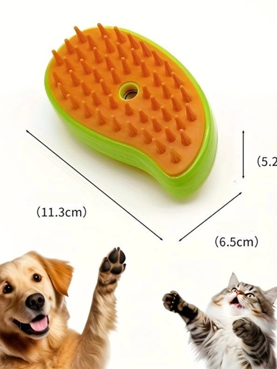 Cepillo  3 en 1 A Vapor Para  Mascota