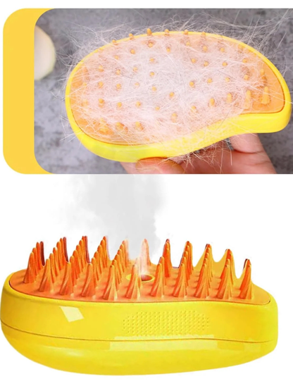 Cepillo  3 en 1 A Vapor Para  Mascota